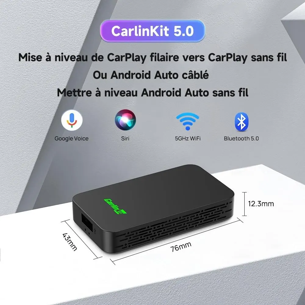 Carlinkit — Sistema original con CarPlay o Android Auto por cable ya operativo