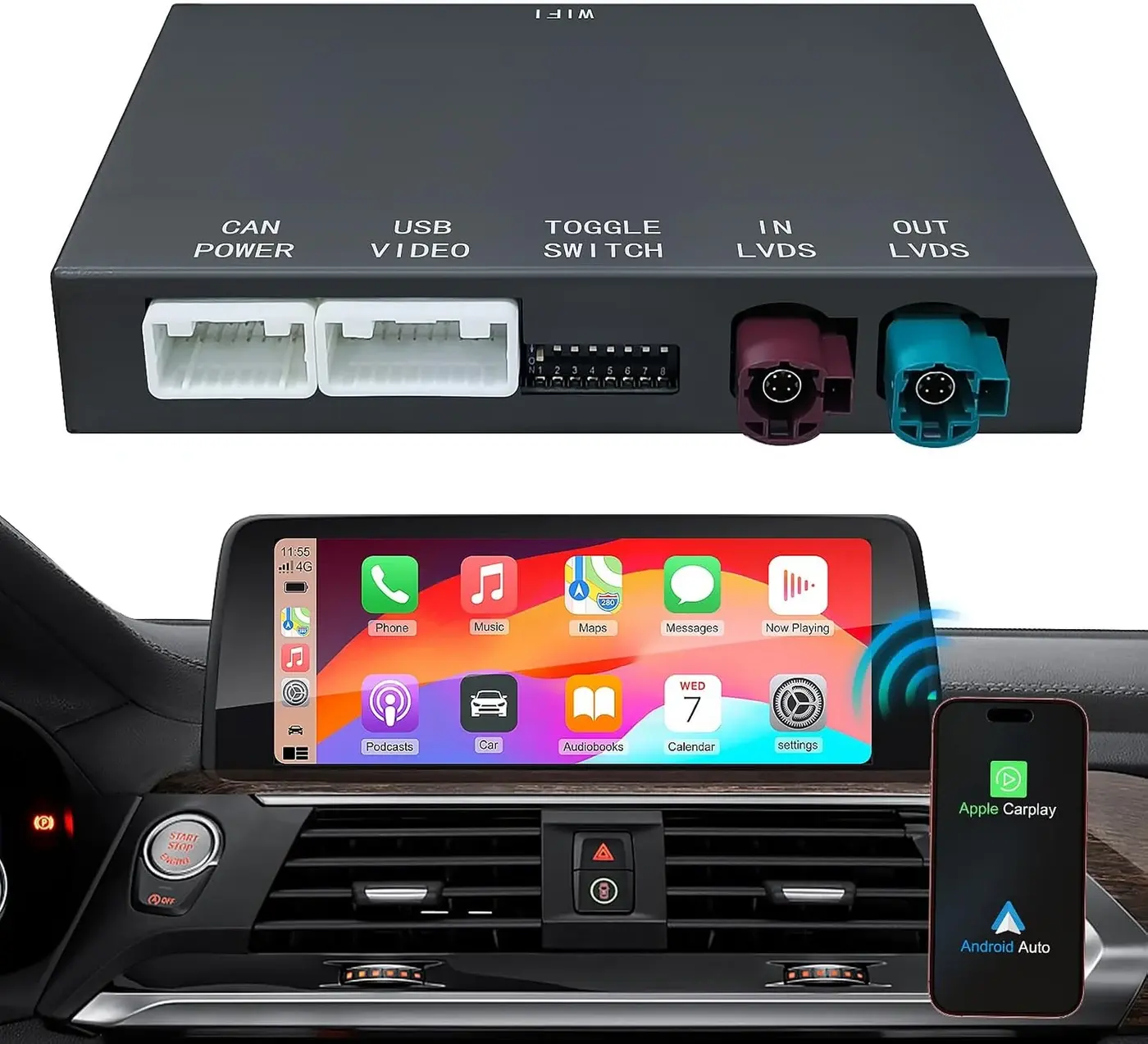 Geloo — MINI F56 2014–2016 con NBT (ejemplo mostrado)