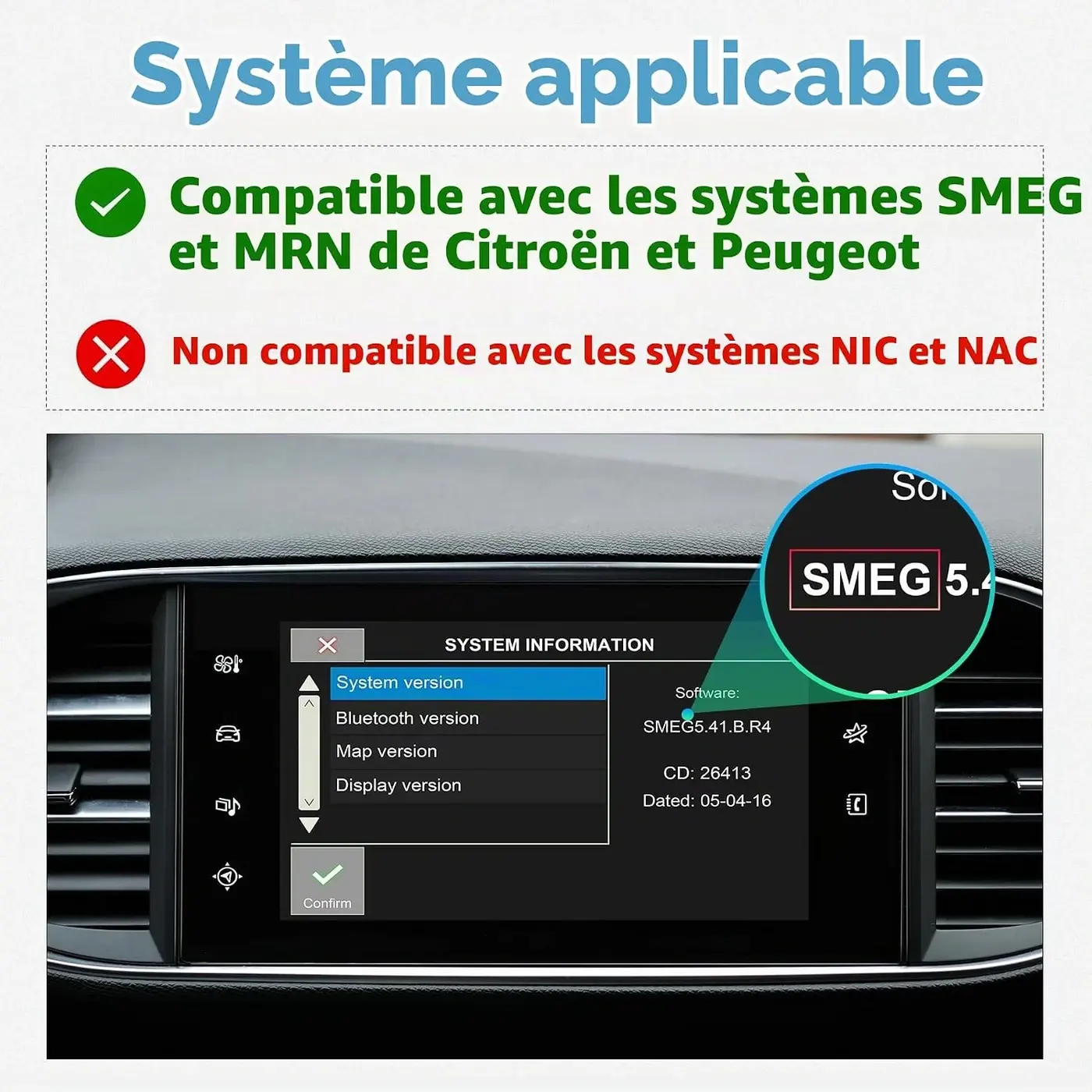 ISUDAR — Citroën C4 Picasso / Grand C4 Picasso con SMEG o MRN