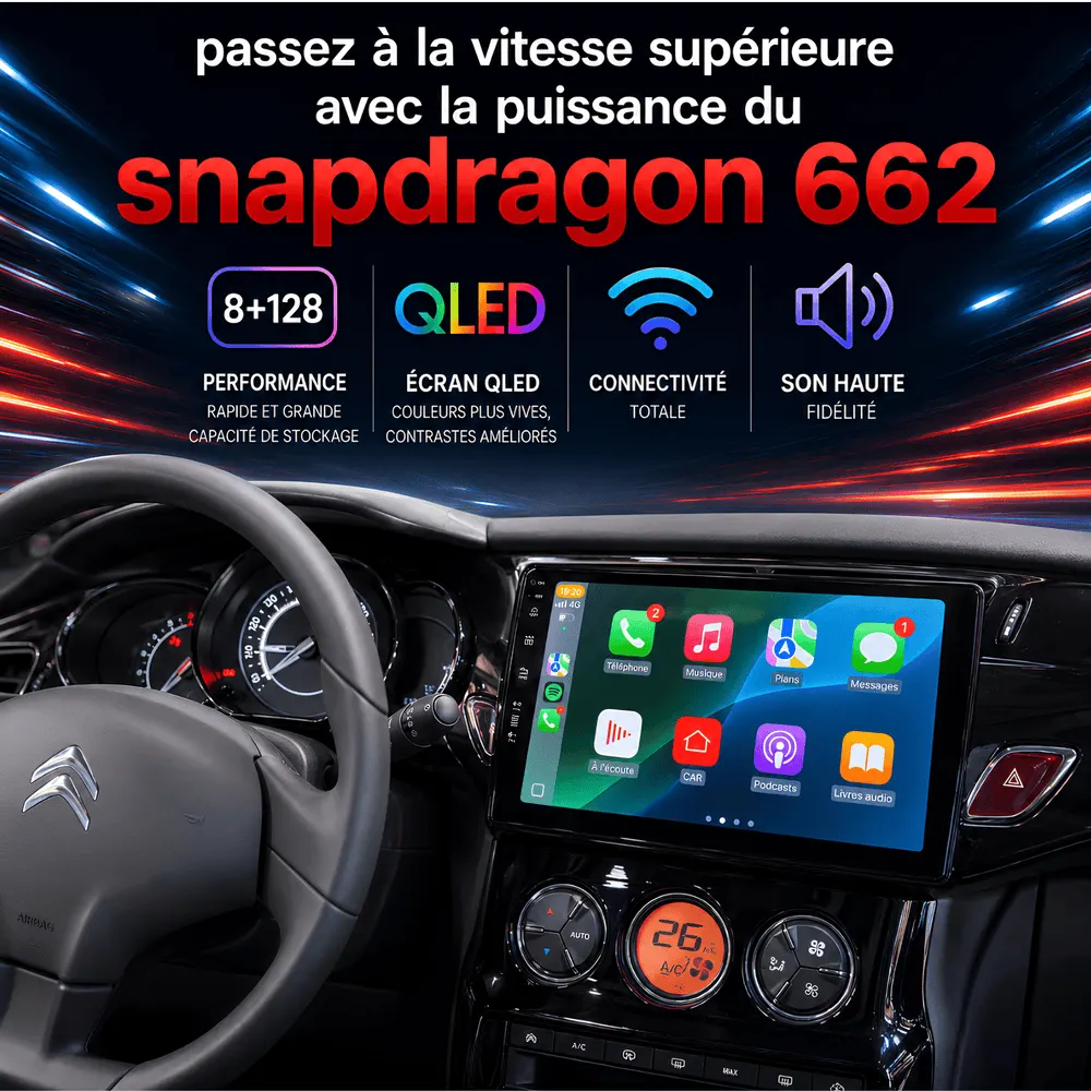 Radio Android 9″ para Citroën C3