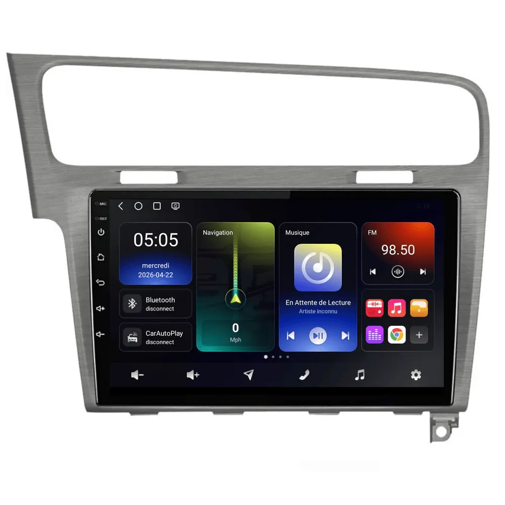 Radio Android 10,1″ para Volkswagen Golf 7 (2013–2020) · vista 8