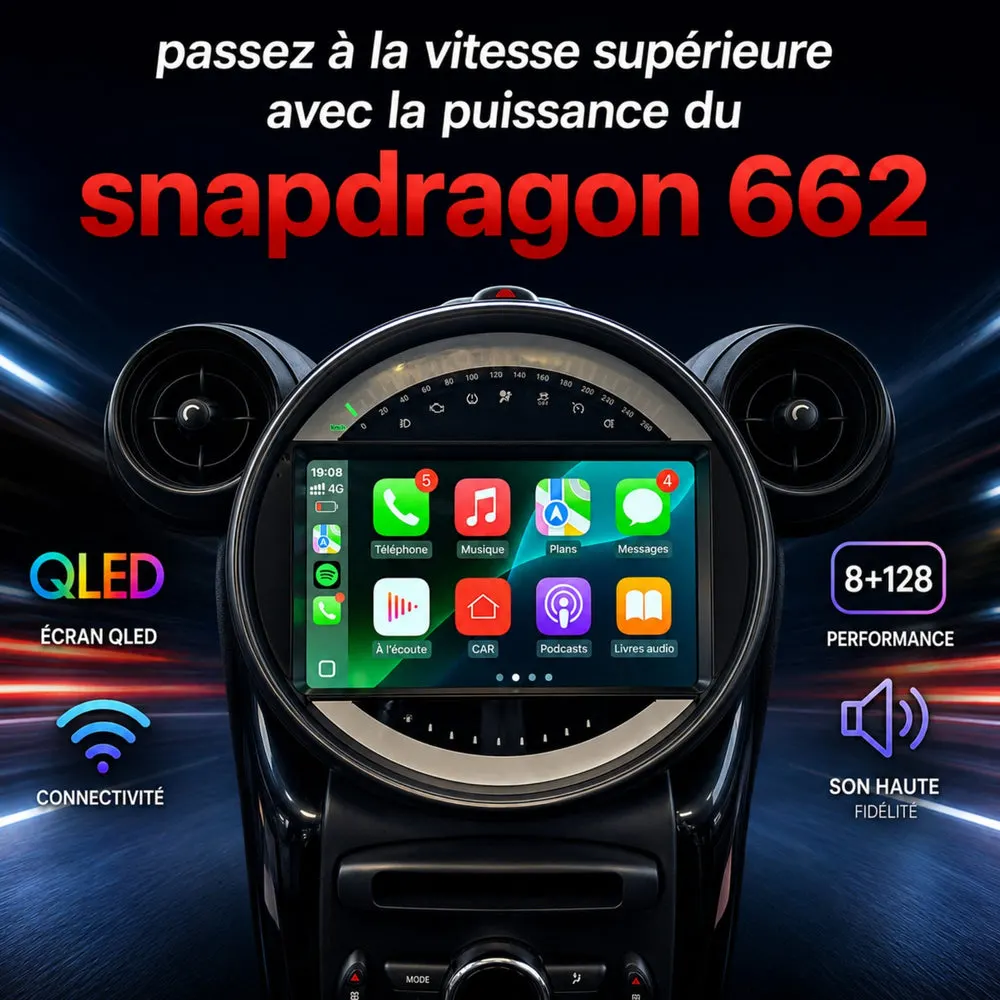 Radio Android 9″ para Mini Countryman R60
