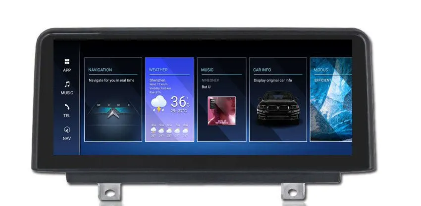 Pantalla Android 10,25″ para BMW Serie 1 F20-F21 · NBT (septiembre 2011 – junio 2016) · vista 4