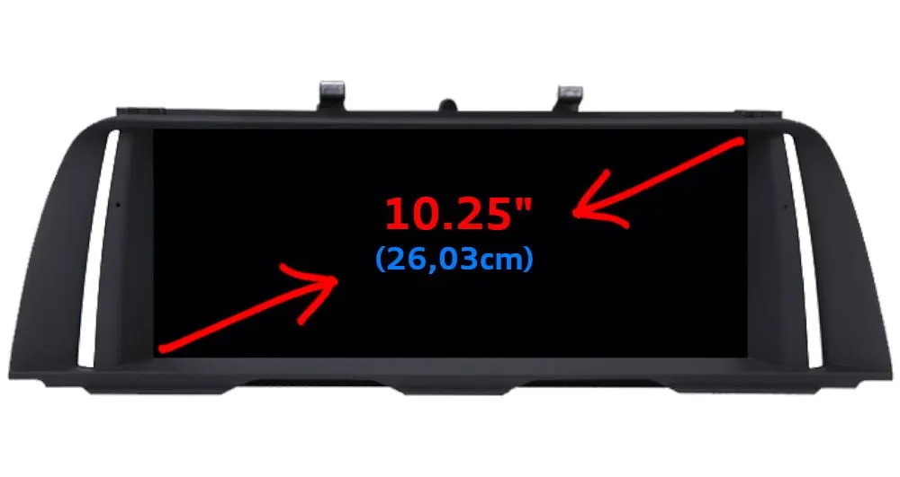 Pantalla Android 10,25″ para BMW Serie 5 F10/F11/F18 / M5 · NBT (2013–2016) · vista 3