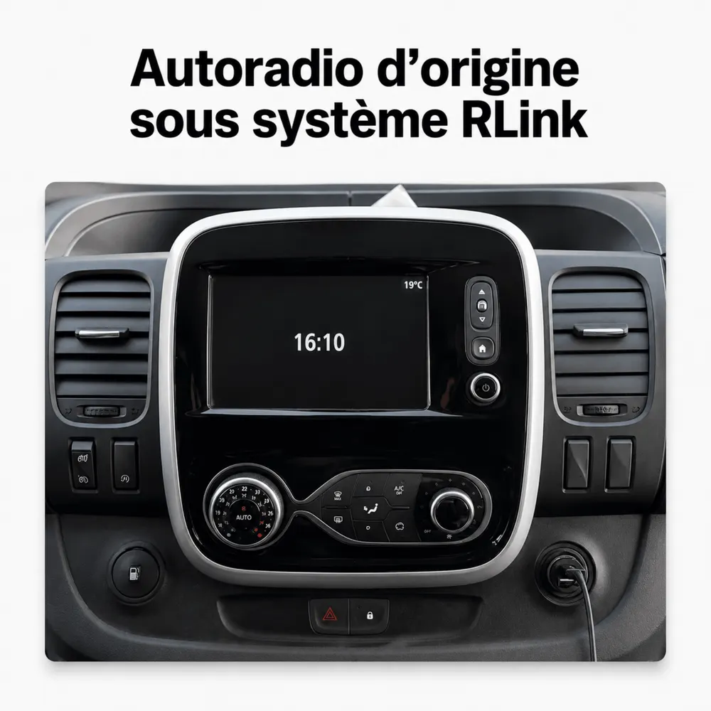 Radio Android 9″ para Opel Vivaro B (2014–2019) · vista 5