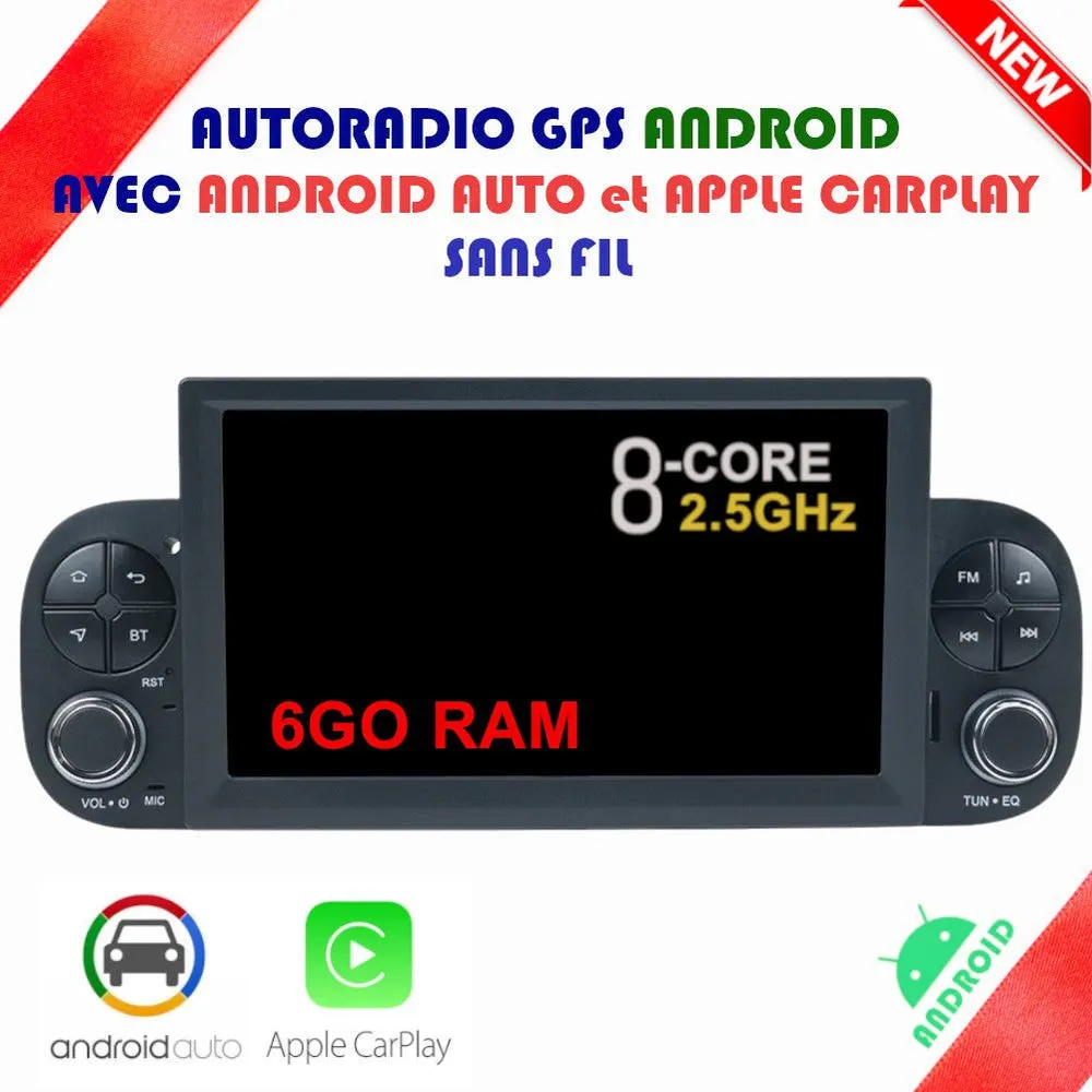 Radio Android 7″ para Fiat Panda III/Pandina