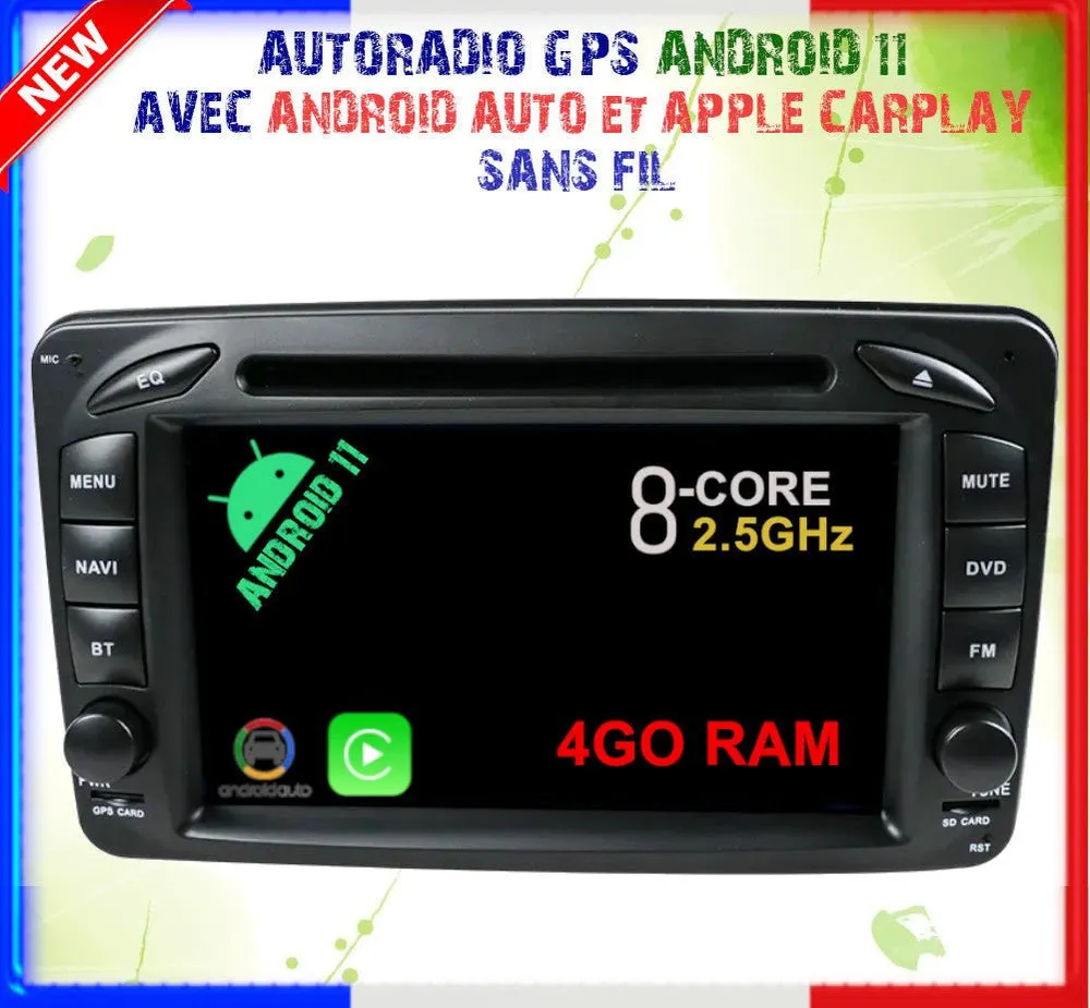 Radio Android para Mercedes Benz Clase C W203