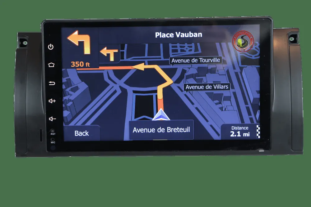 Radio Android 9″ para BMW Serie 5 M5 (1995–2004) · vista 2