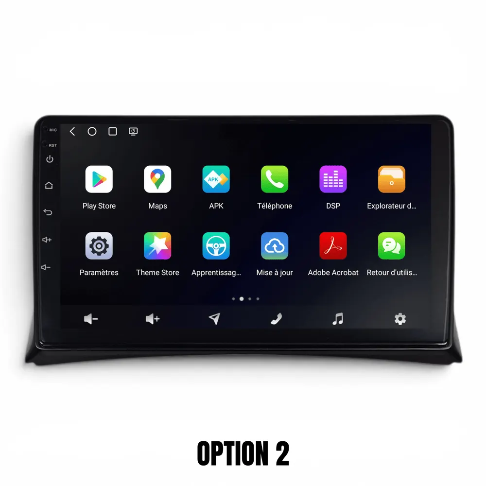 Radio Android 9″ para Volkswagen Multivan/Transporter/Caravella T5 (2003–2015) · vista 3
