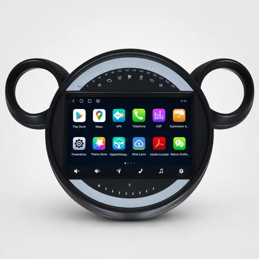 Radio Android 9″ para Mini Countryman R60 (2010–2016) · vista 2