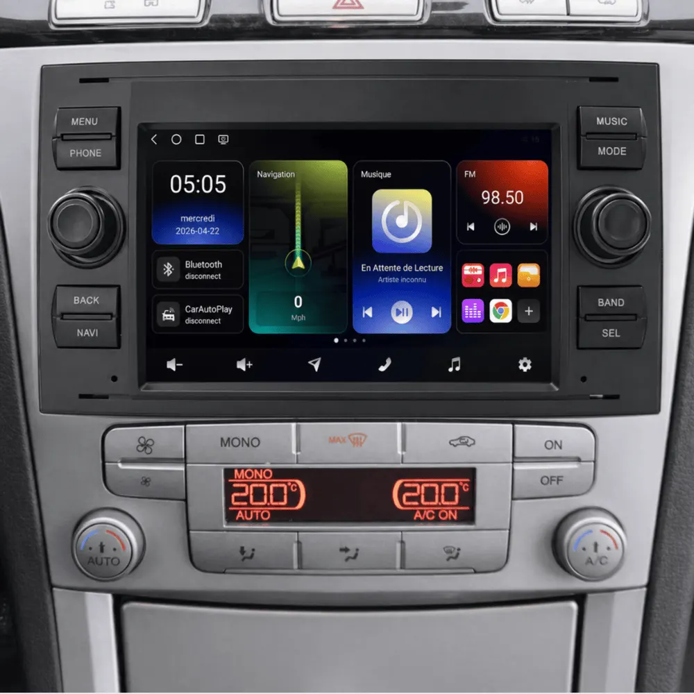 Radio Android 7″ para Ford Galaxy (2006–2008) · vista 6