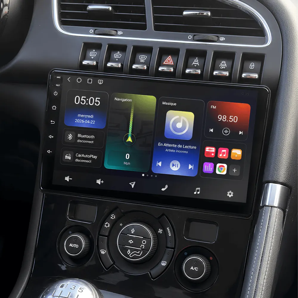 Radio Android 9″ para Peugeot 5008 (2009–2017) · vista 5