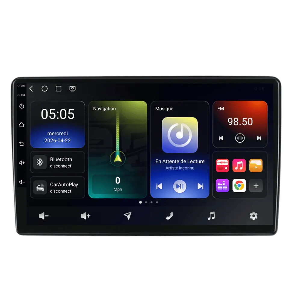 Radio Android 9″ para Volkswagen Multivan/Transporter/Caravella T6 (2015–2021) · vista 6