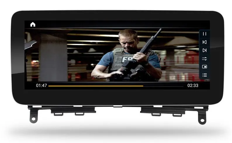 Pantalla Android 10,25″ para Mercedes Clase C W204 (2007–2010) · vista 4