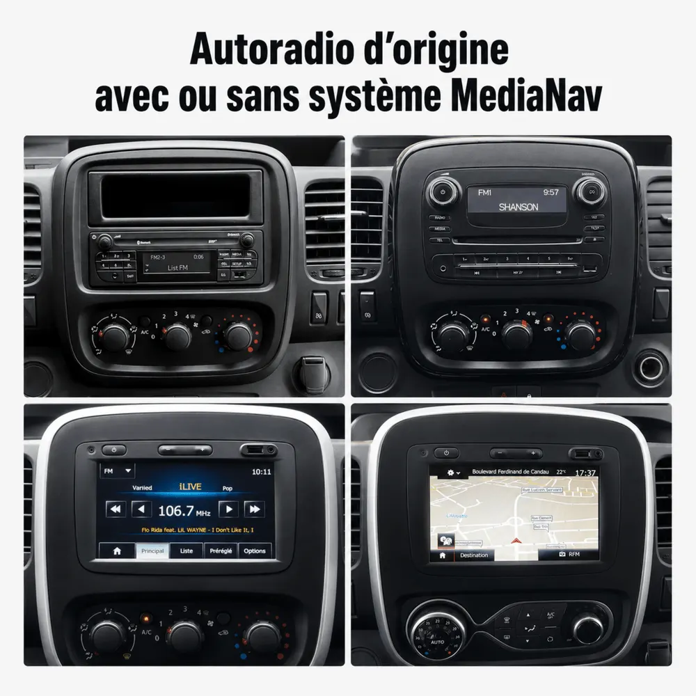Radio Android 9″ para Opel Vivaro B (2014–2019) · vista 4