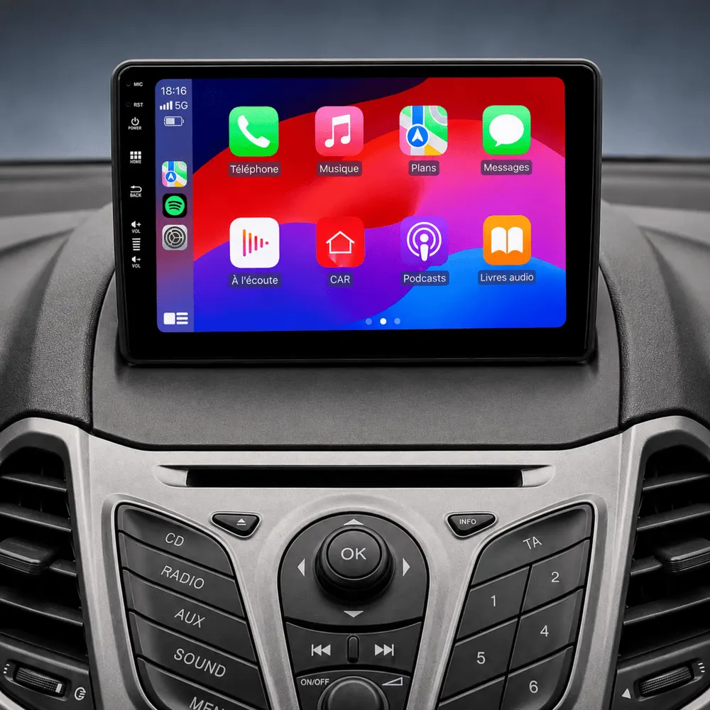 Radio Android 9″ para Ford Fiesta (2008–2017) · vista 6