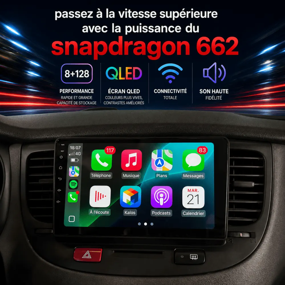Radio Android 9″ para Kia Rio 2