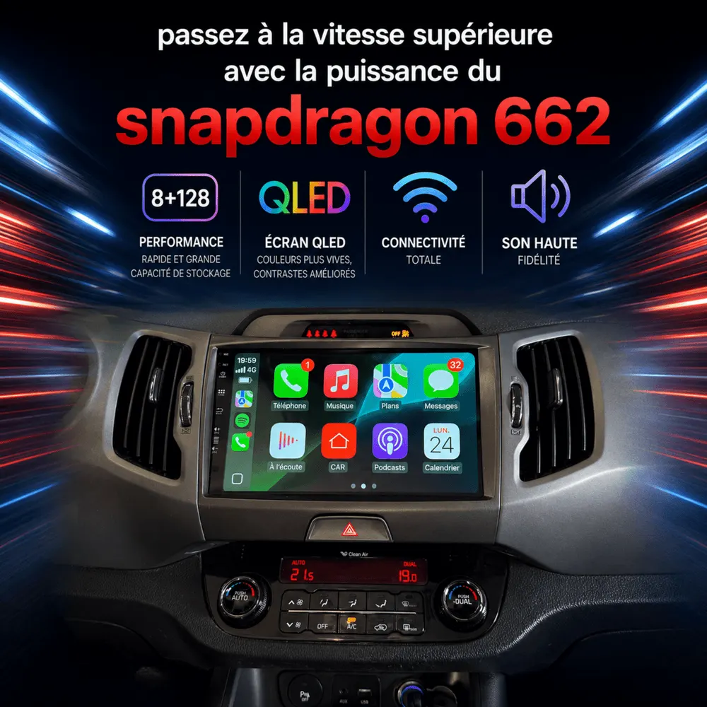Radio Android 9″ para Kia Sportage