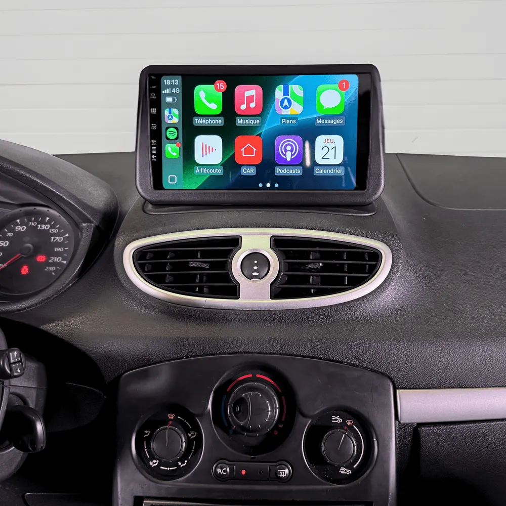 Radio Android 9″ para Renault Clio 3 (2005–2015) · vista 7