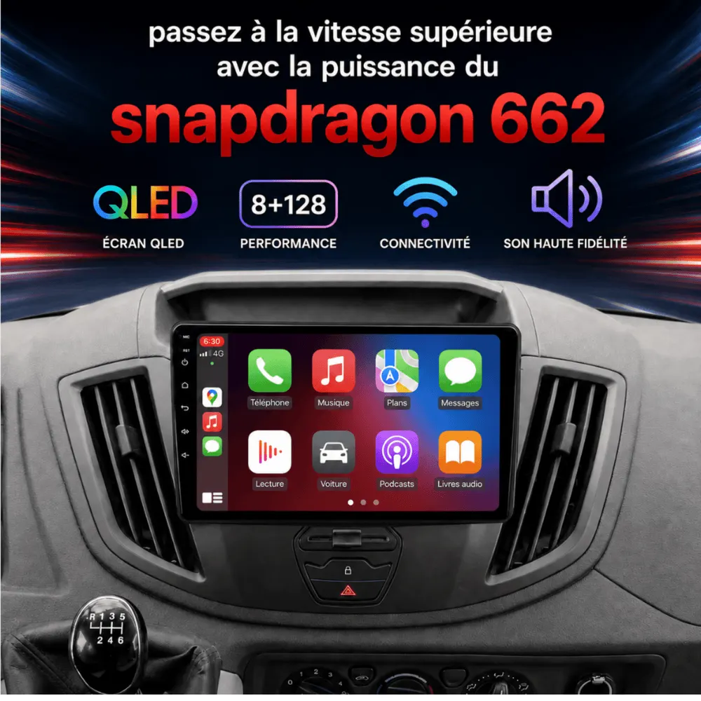 Radio Android 9″ para Ford Transit