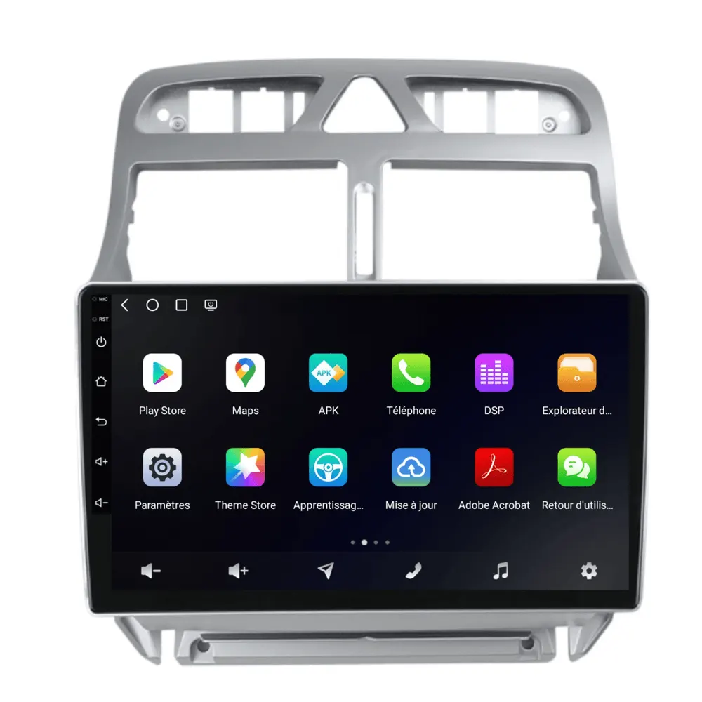 Radio Android 9″ para Peugeot 307 (Desde 2001) · vista 2