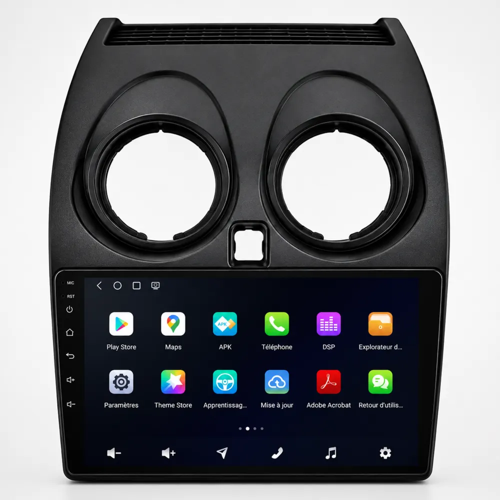 Radio Android 9″ para Nissan Qashqai J10 (2007–2013) · vista 2