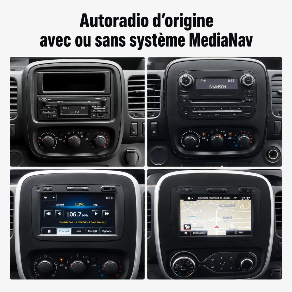 Radio Android 9″ para Renault Trafic 3 (2014–2021) · vista 4