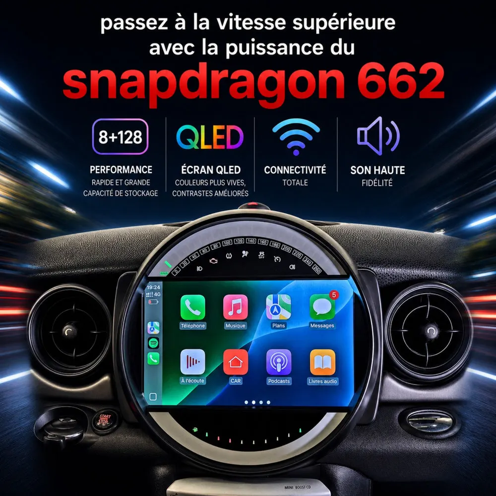 Radio Android 9″ para Mini Clubman