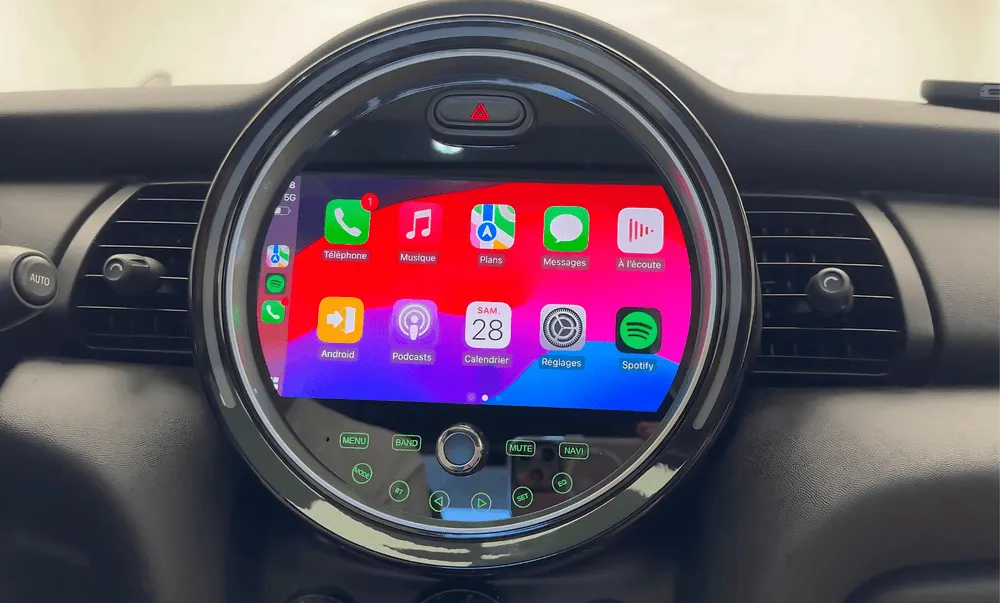 Radio Android 9″ para Mini Cooper F55, F56, F57 (2014–2021) · vista 3