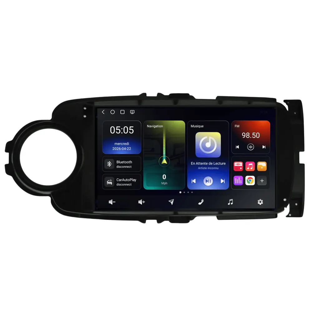 Radio Android 9″ para Toyota Yaris (2011–2020) · vista 7