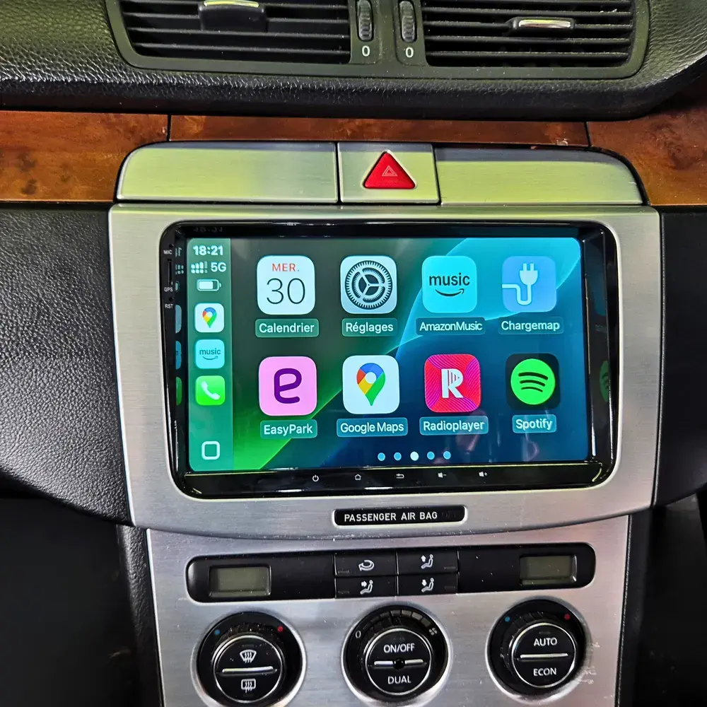 Radio Android 9″ para Volkswagen Passat (2005–2015) · vista 6
