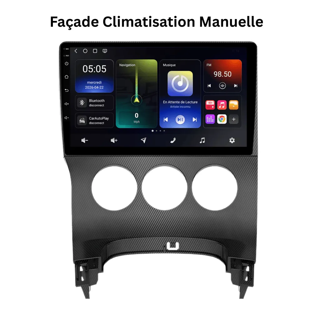 Radio Android 9″ para Peugeot 5008 (2009–2017) · vista 7