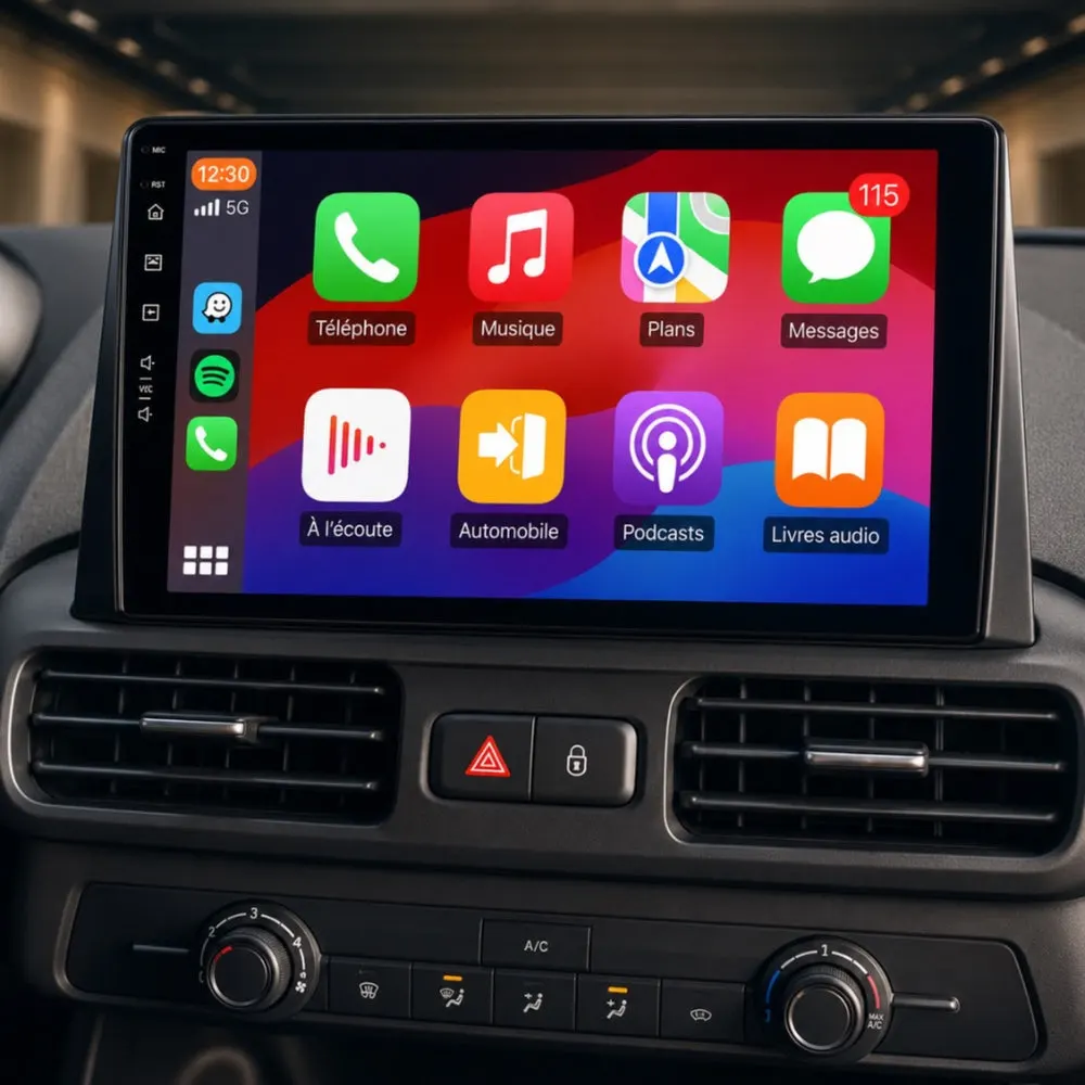 Radio Android 10,1″ para Peugeot Rifter (Desde 2018) · vista 5