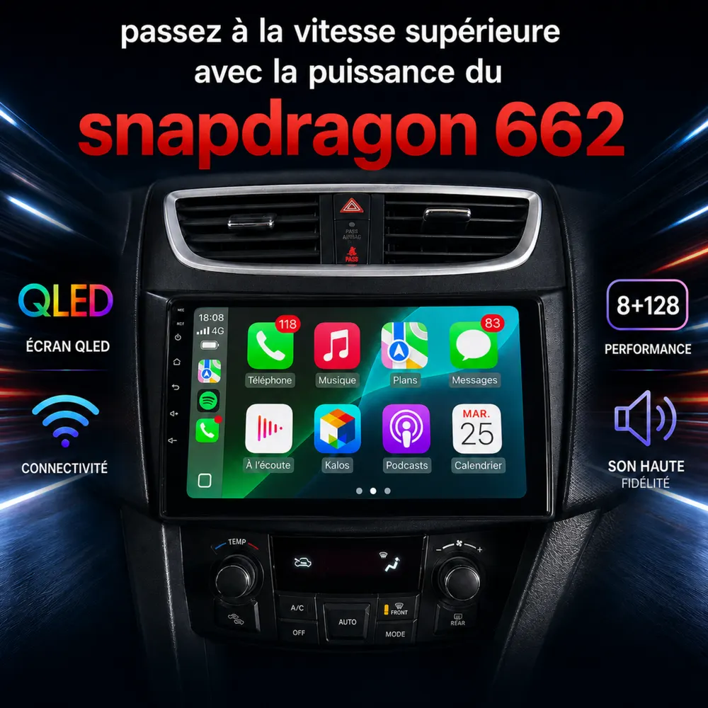 Radio Android 9″ para Suzuki Swift