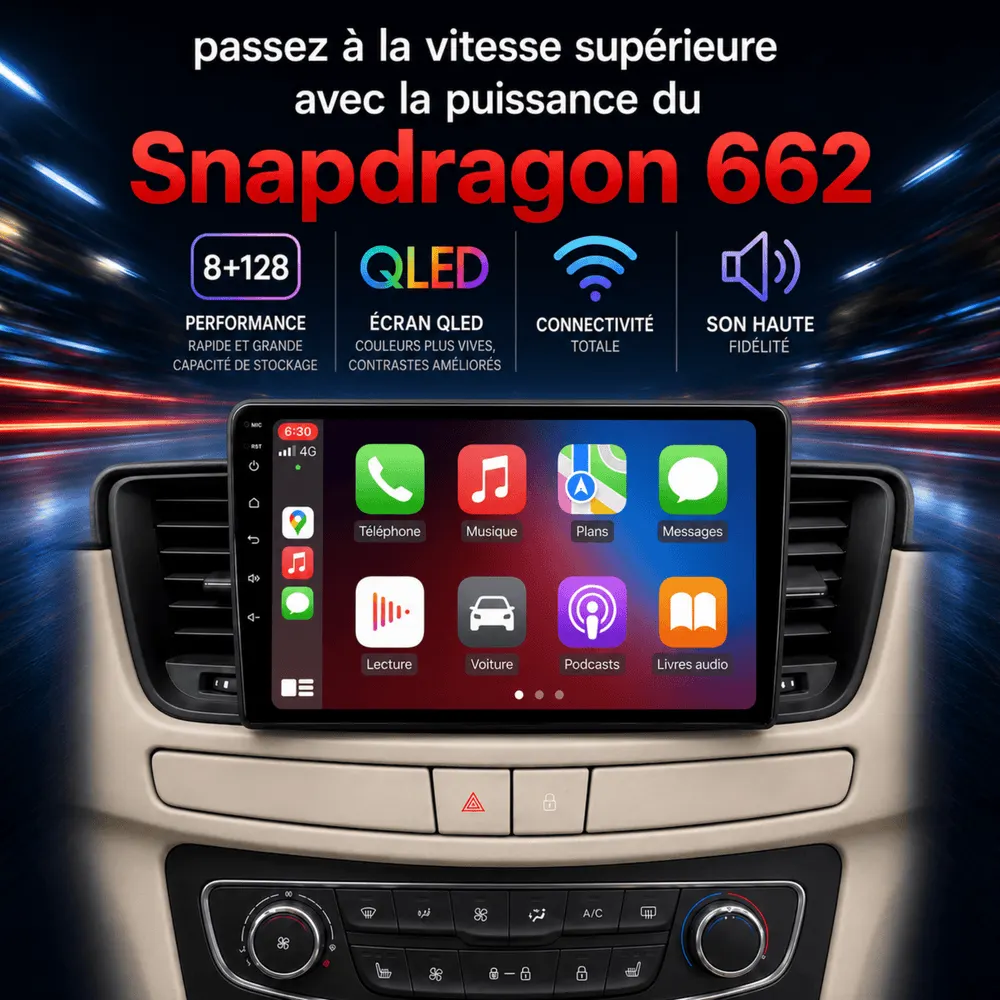 Radio Android 9″ para Peugeot 508
