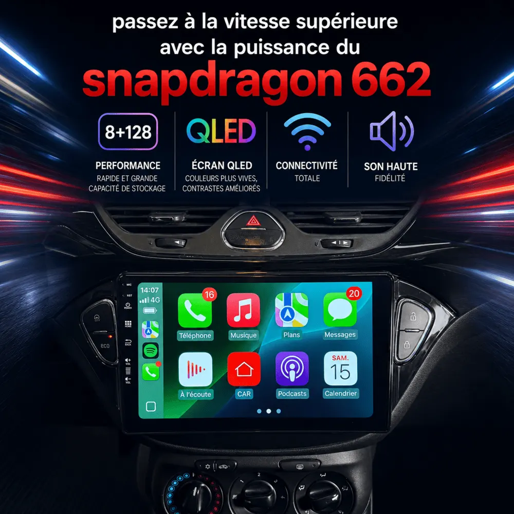 Radio Android 9″ para Opel Adam