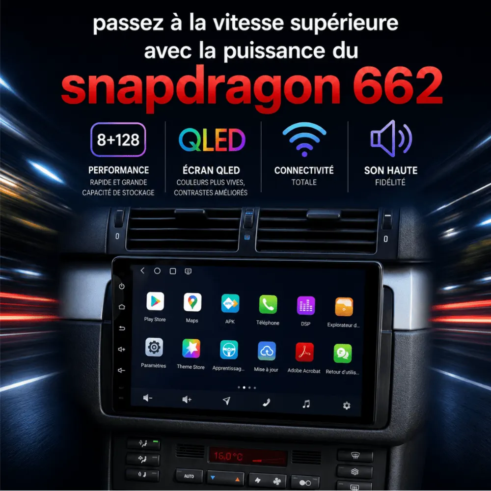 Radio Android 9″ para BMW Serie 3 E46