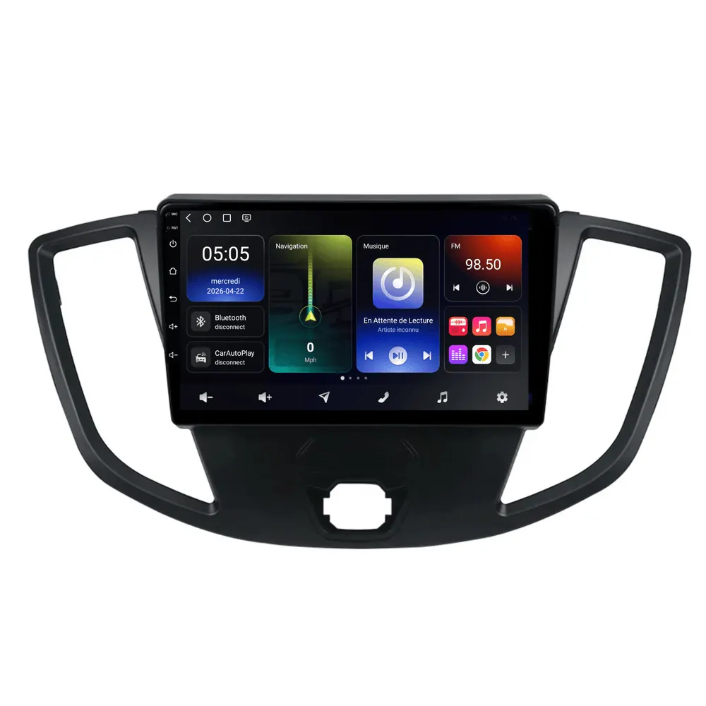Radio Android 9″ para Ford Transit (2014–2018) · vista 6