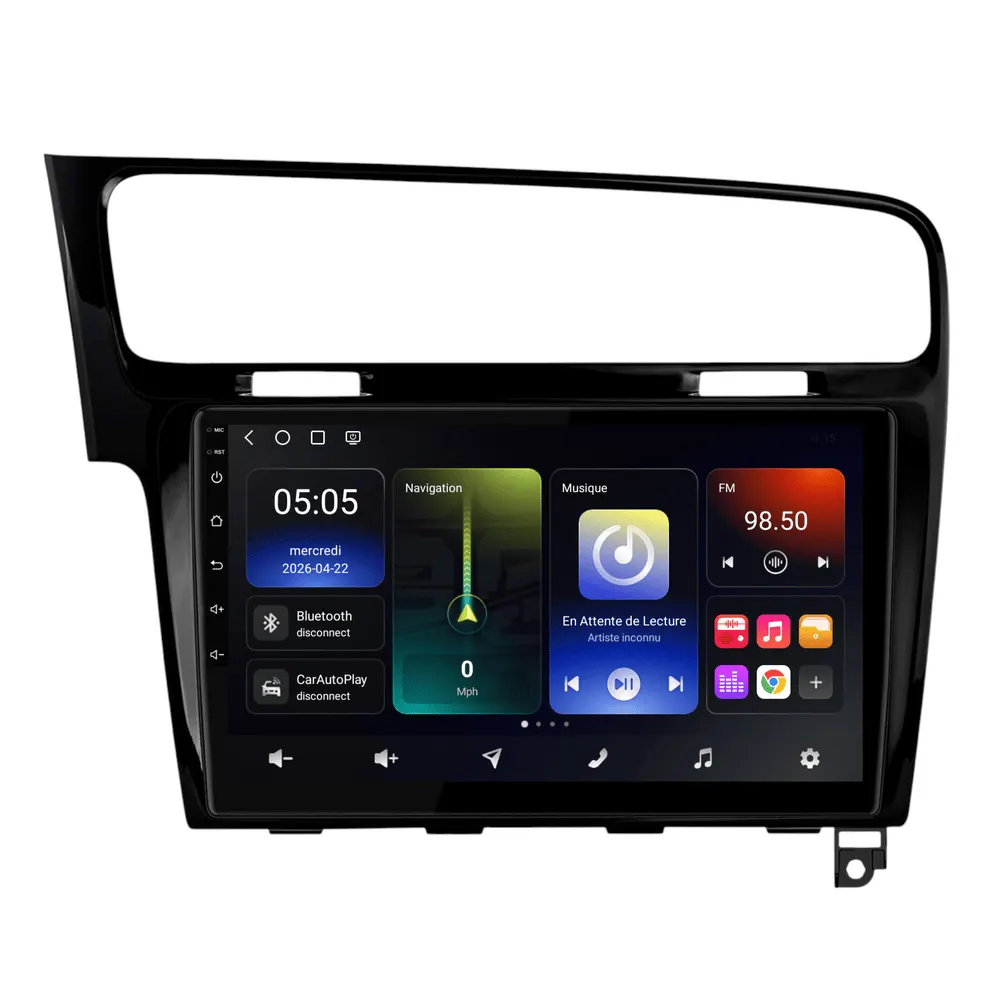 Radio Android 10,1″ para Volkswagen Golf 7 (2013–2020) · vista 2