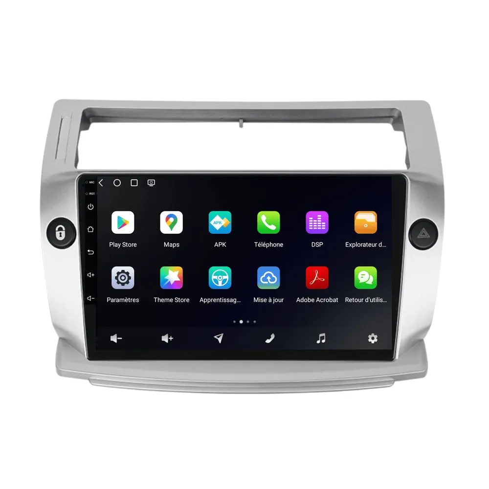 Radio Android 9″ para Citroën C4 (2004–2010) · vista 5