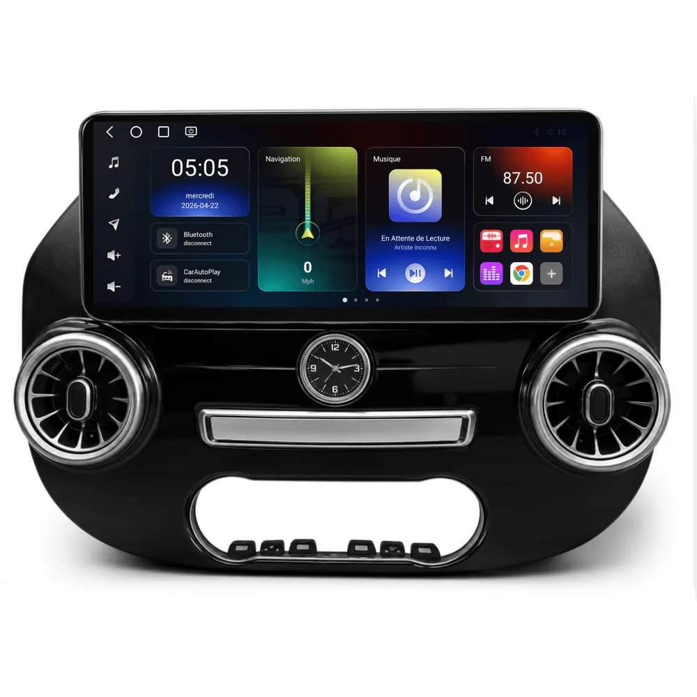 Radio Android 12,3″ para Mercedes Vito W447 (2014–2023) · vista 2