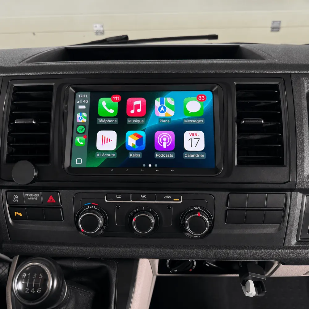 Radio Android 9″ para Volkswagen Multivan/Transporter/Caravella T6 (2015–2021) · vista 5
