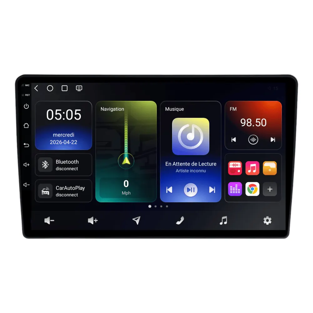 Radio Android 9″ para Citroën Berlingo 2 / Multispace (2008–2018) · vista 2