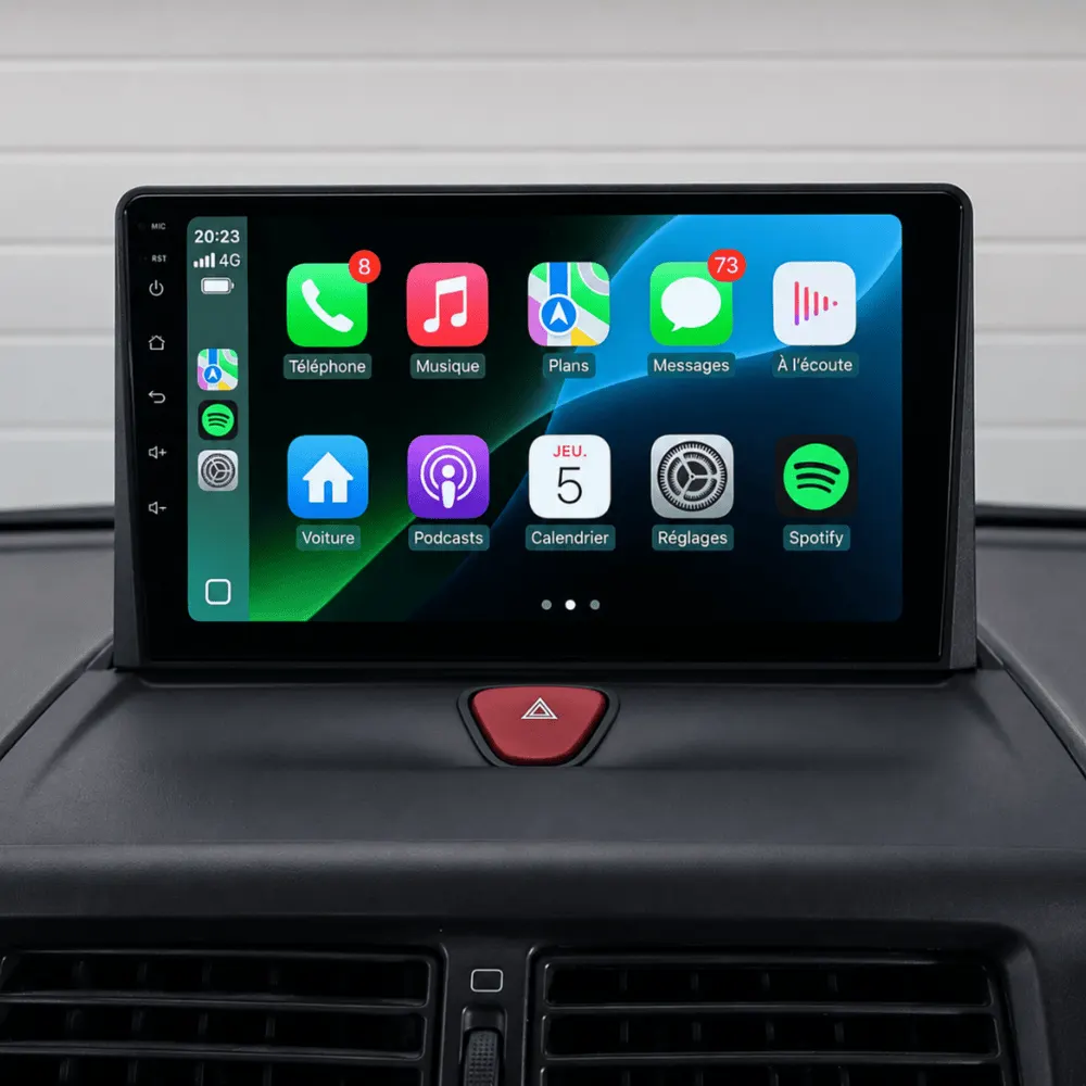 Radio Android 9″ para Citroën Jumpy II / Combi / Multispace (2007–2016) · vista 5