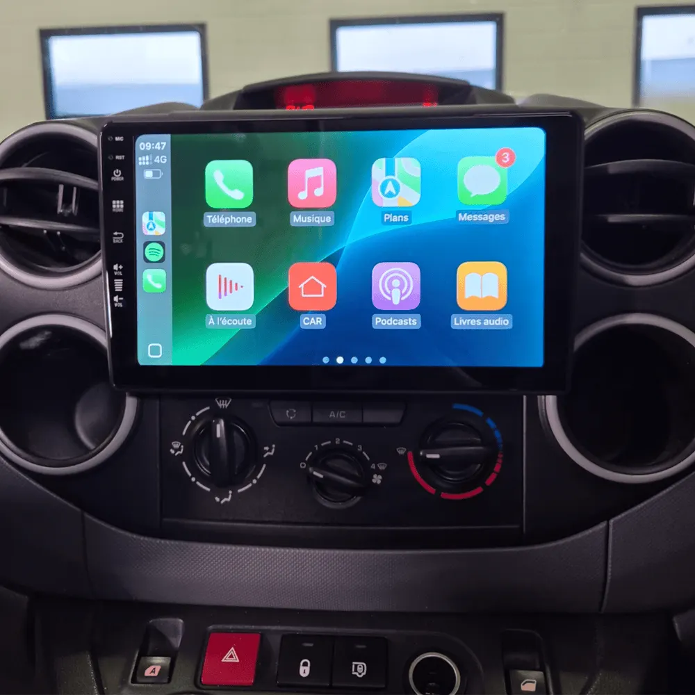 Radio Android 9″ para Citroën Berlingo 2 / Multispace (2008–2018) · vista 5