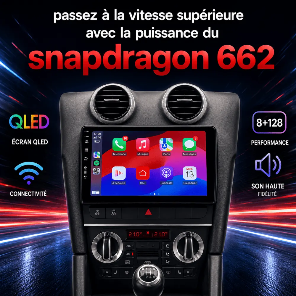 Radio Android 9″ para Audi A3