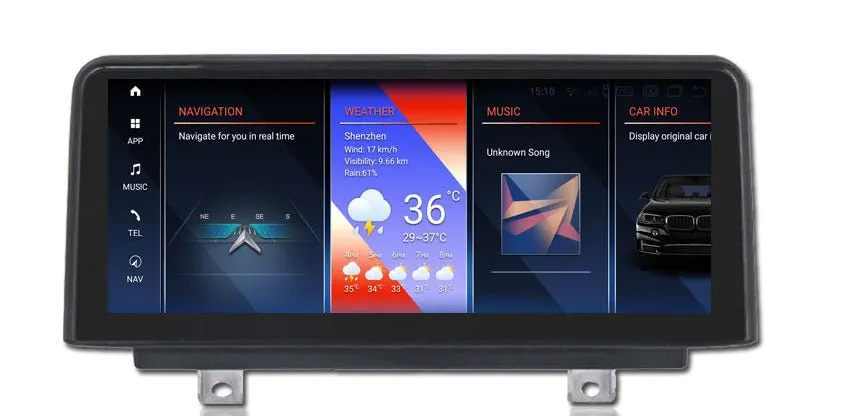 Pantalla Android 10,25″ para BMW Serie 1 F20-F21 · NBT (septiembre 2011 – junio 2016) · vista 3