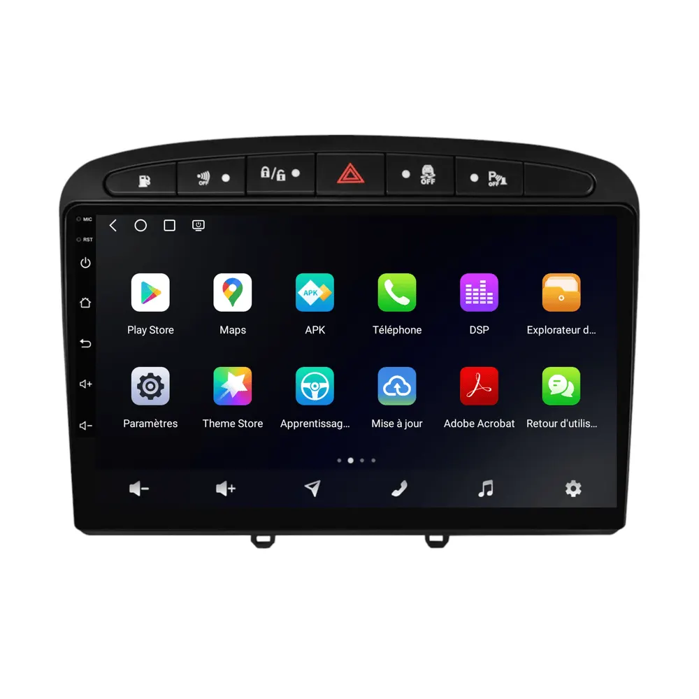 Radio Android 9″ para Peugeot 308 (2007–2013) · vista 6