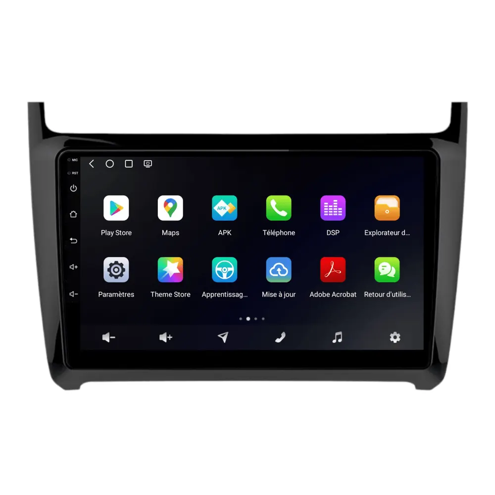 Radio Android 9″ para Volkswagen Polo 6C (2014–2017) · vista 2