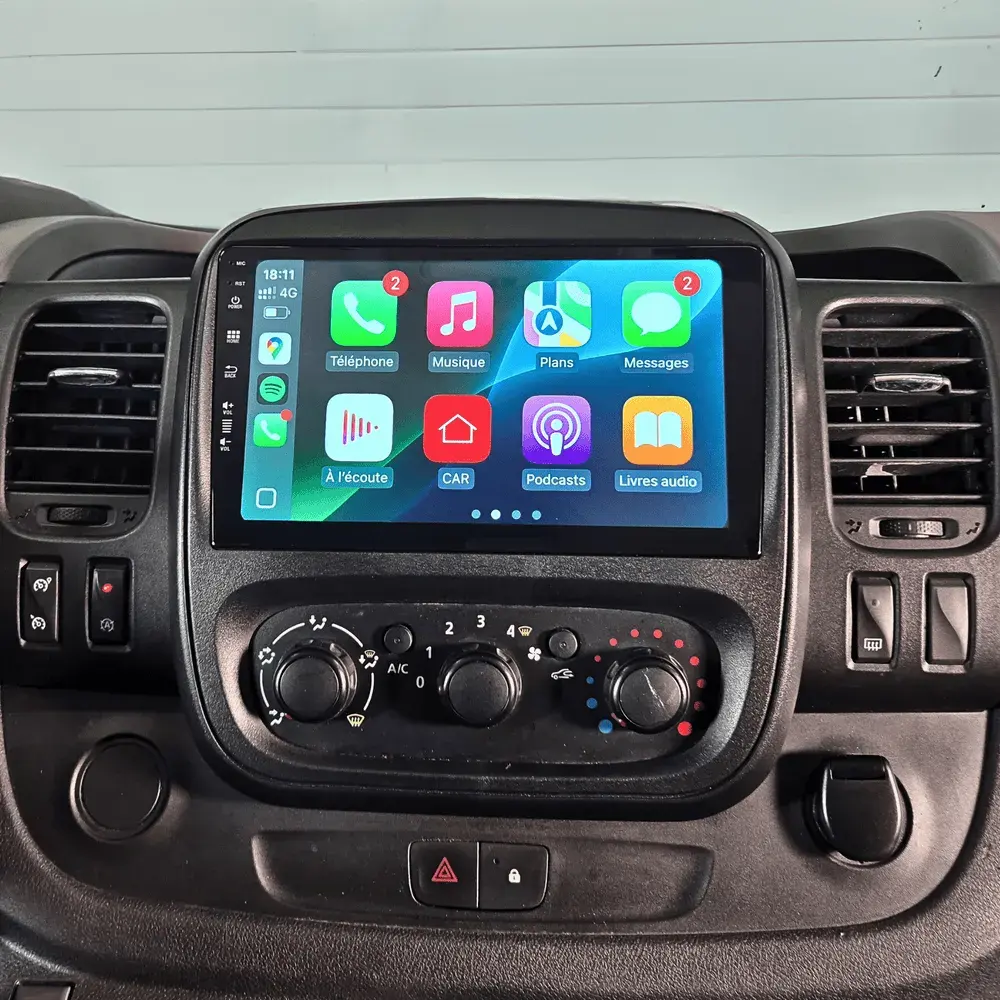 Radio Android 9″ para Renault Trafic 3 (2014–2021) · vista 8